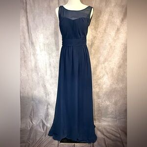 JJs House Strapless Navy Dress